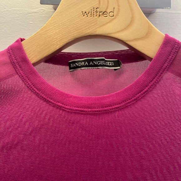 Pink Mesh top - XS-S - Picture 2 of 2